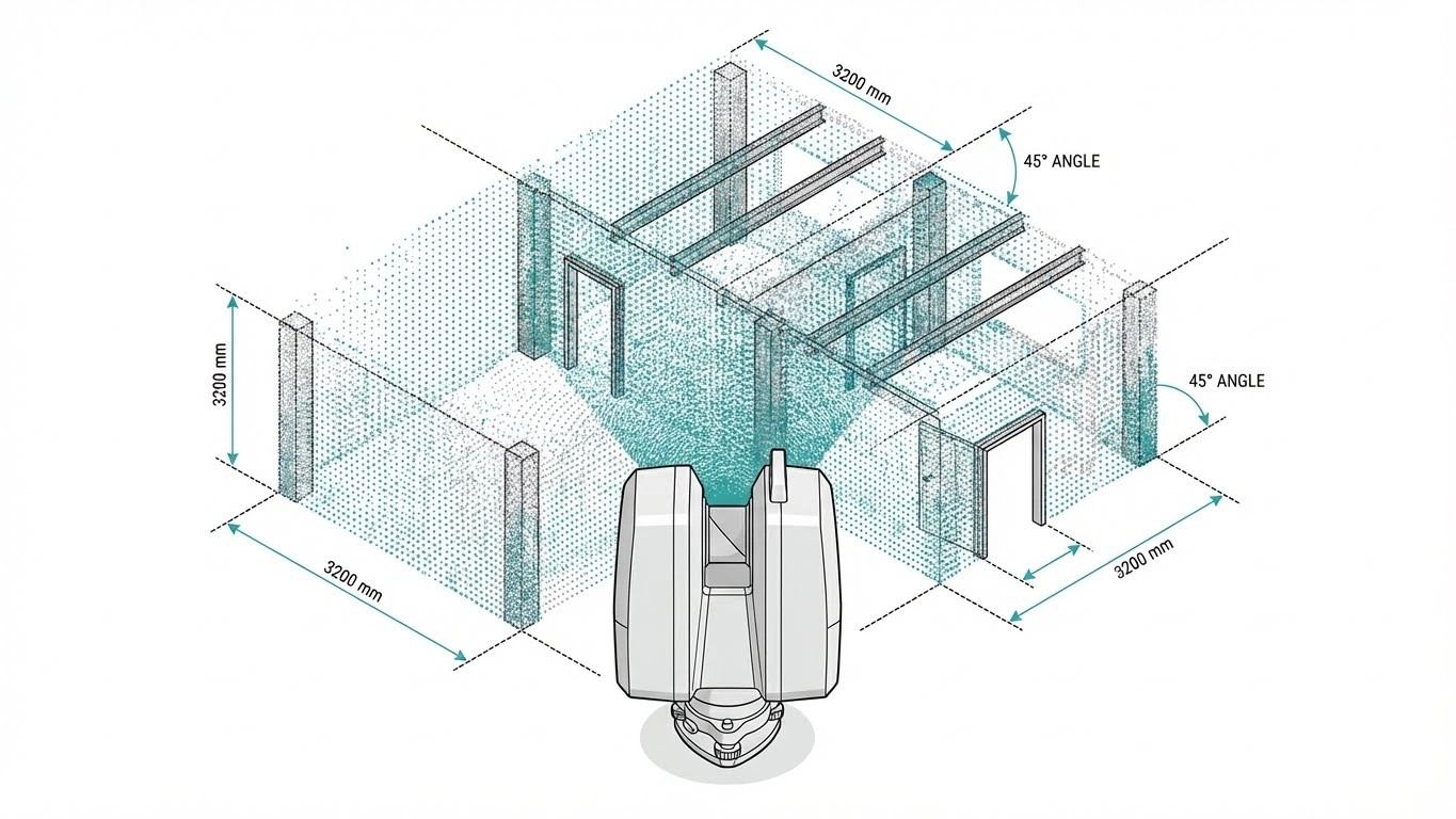 3D laser scanning technology used for professional as-built surveys in Vancouver