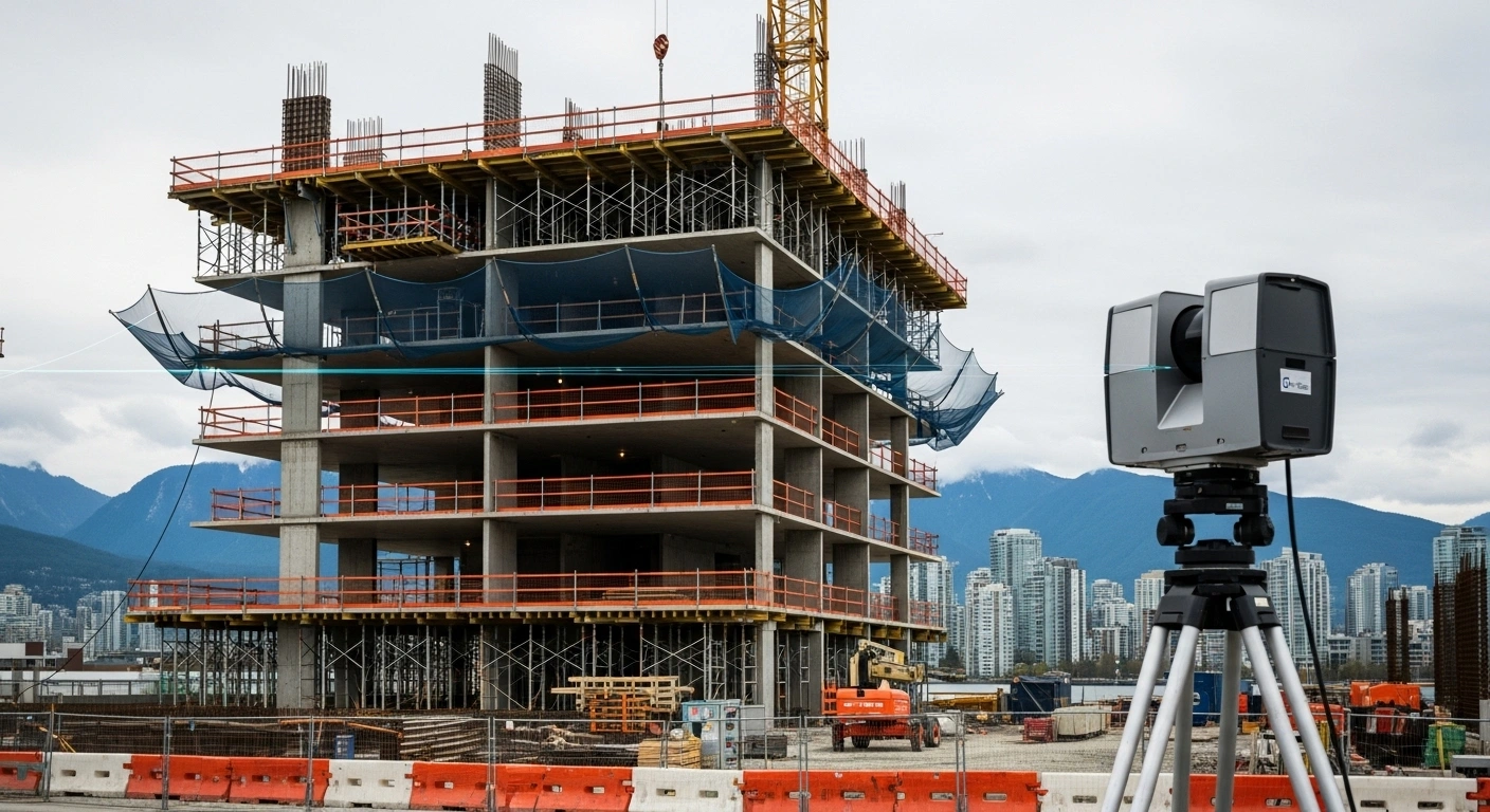 3D laser scanning in Vancouver capturing accurate existing building conditions