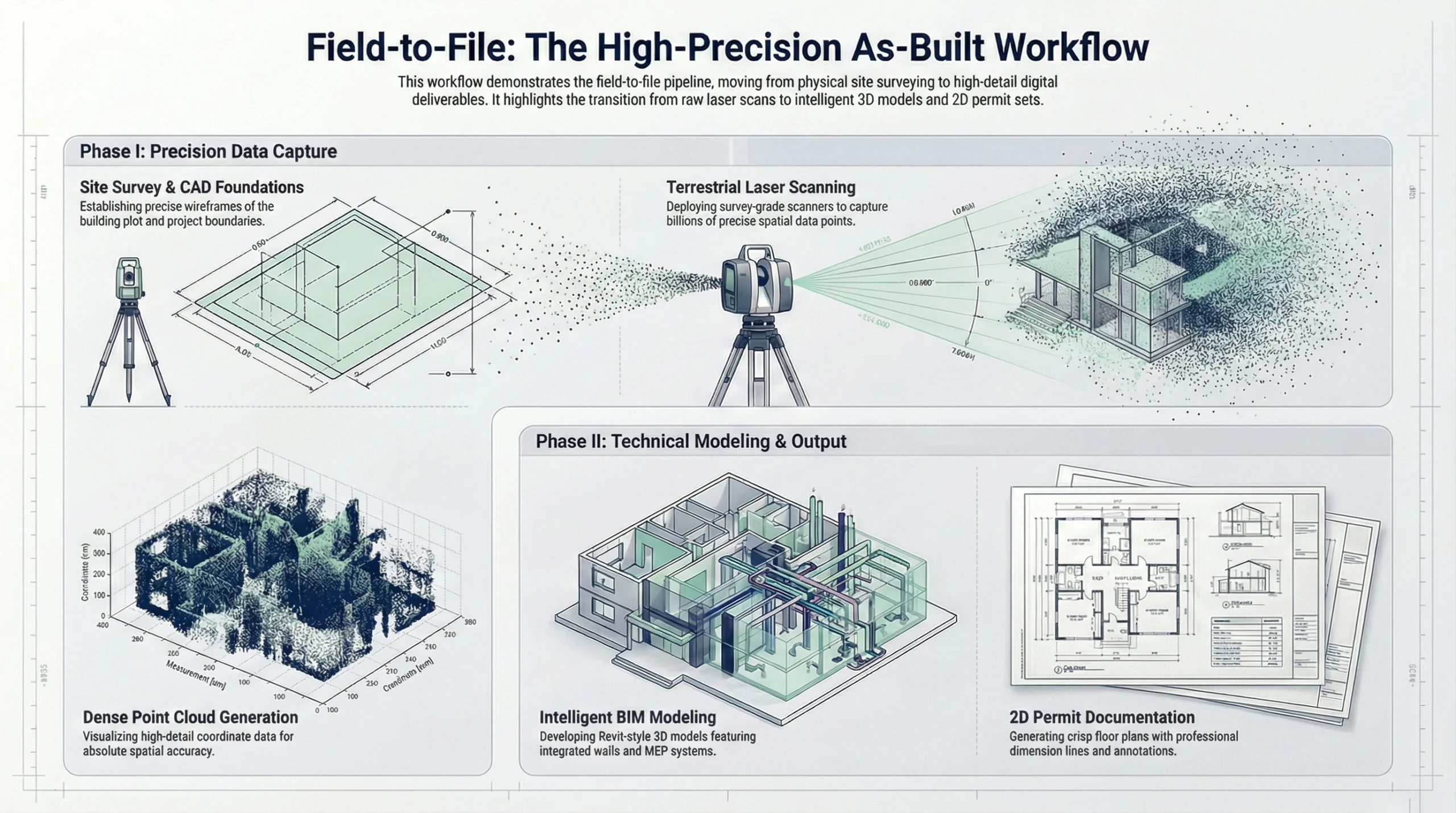 Scan-to-BIM workflow for 3D scanning trends in Vancouver construction projects