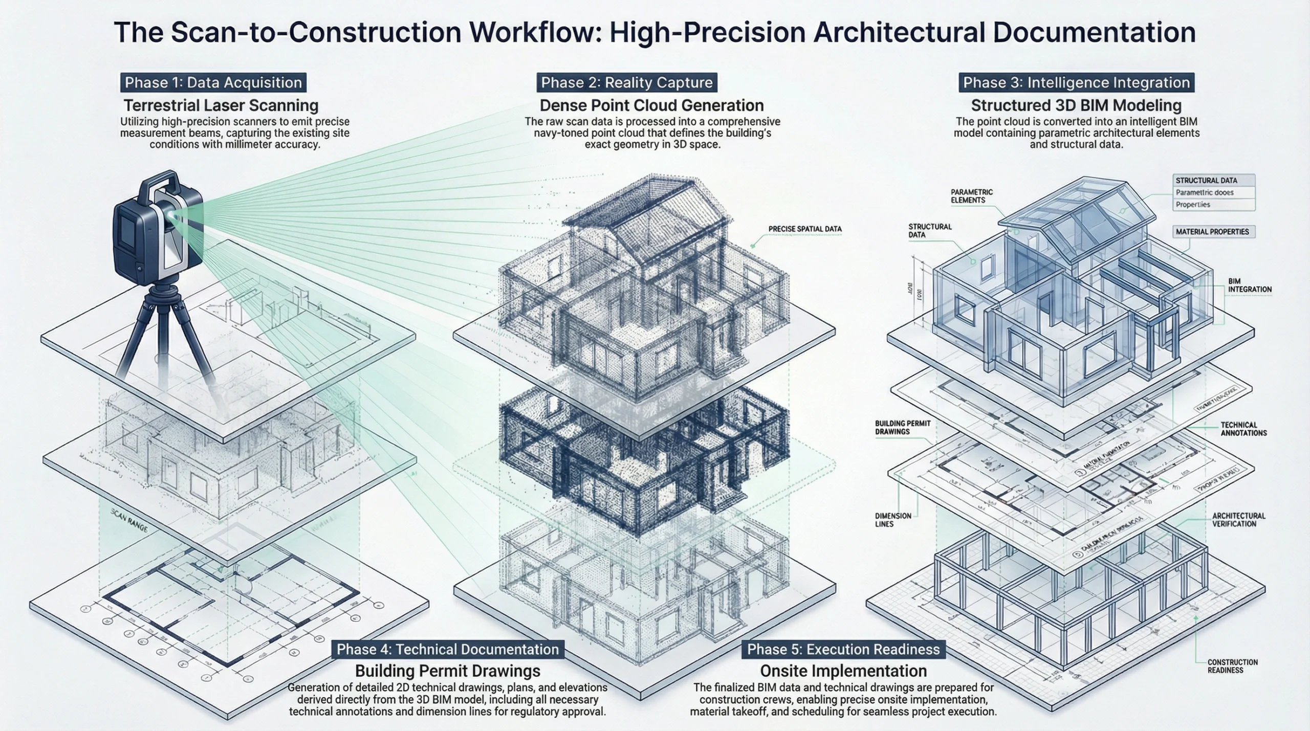 Scan-to-BIM workflow supporting BIM integration in Vancouver