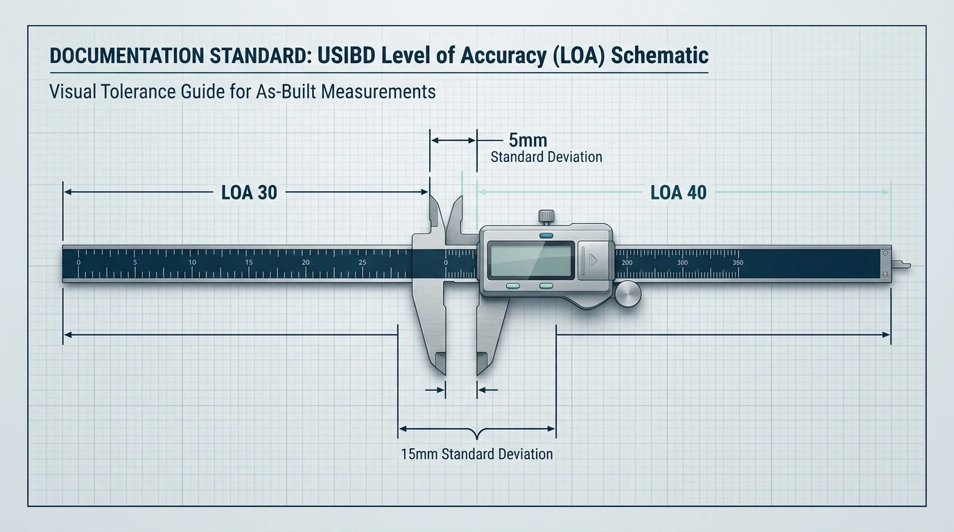 Level of Accuracy LOA standards for building measurement services in British Columbia