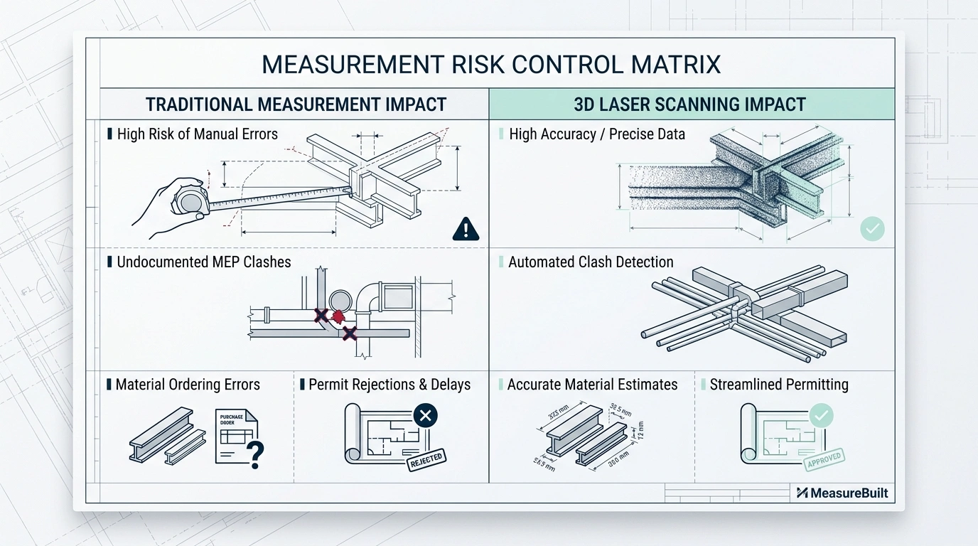 Risk matrix for choosing a measuring company in Vancouver