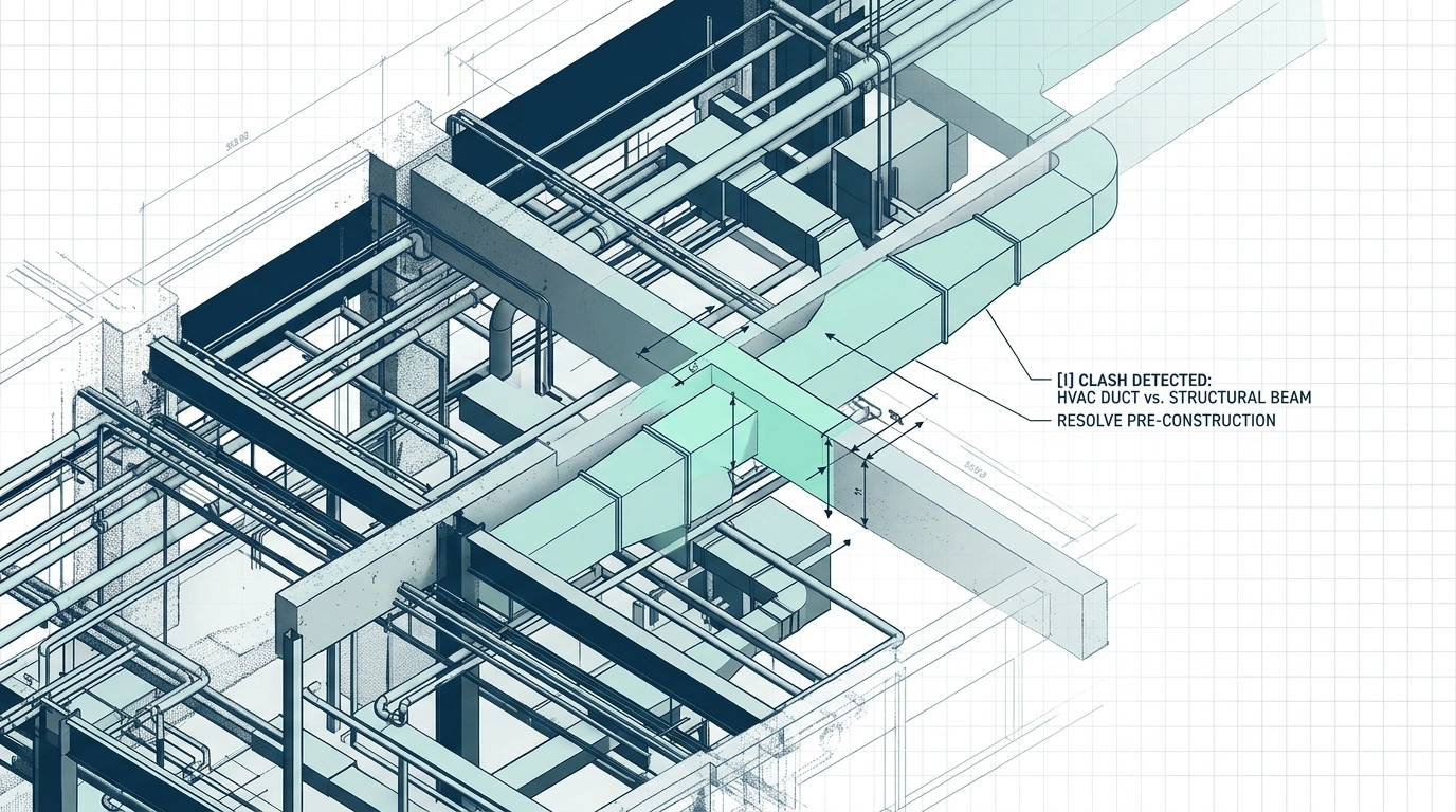 MEP clash detection and cost savings from 3D scanning in British Columbia