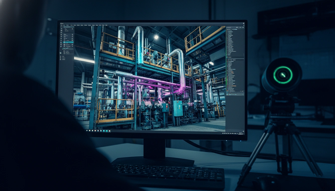 Faro point cloud data processing for industrial and construction projects