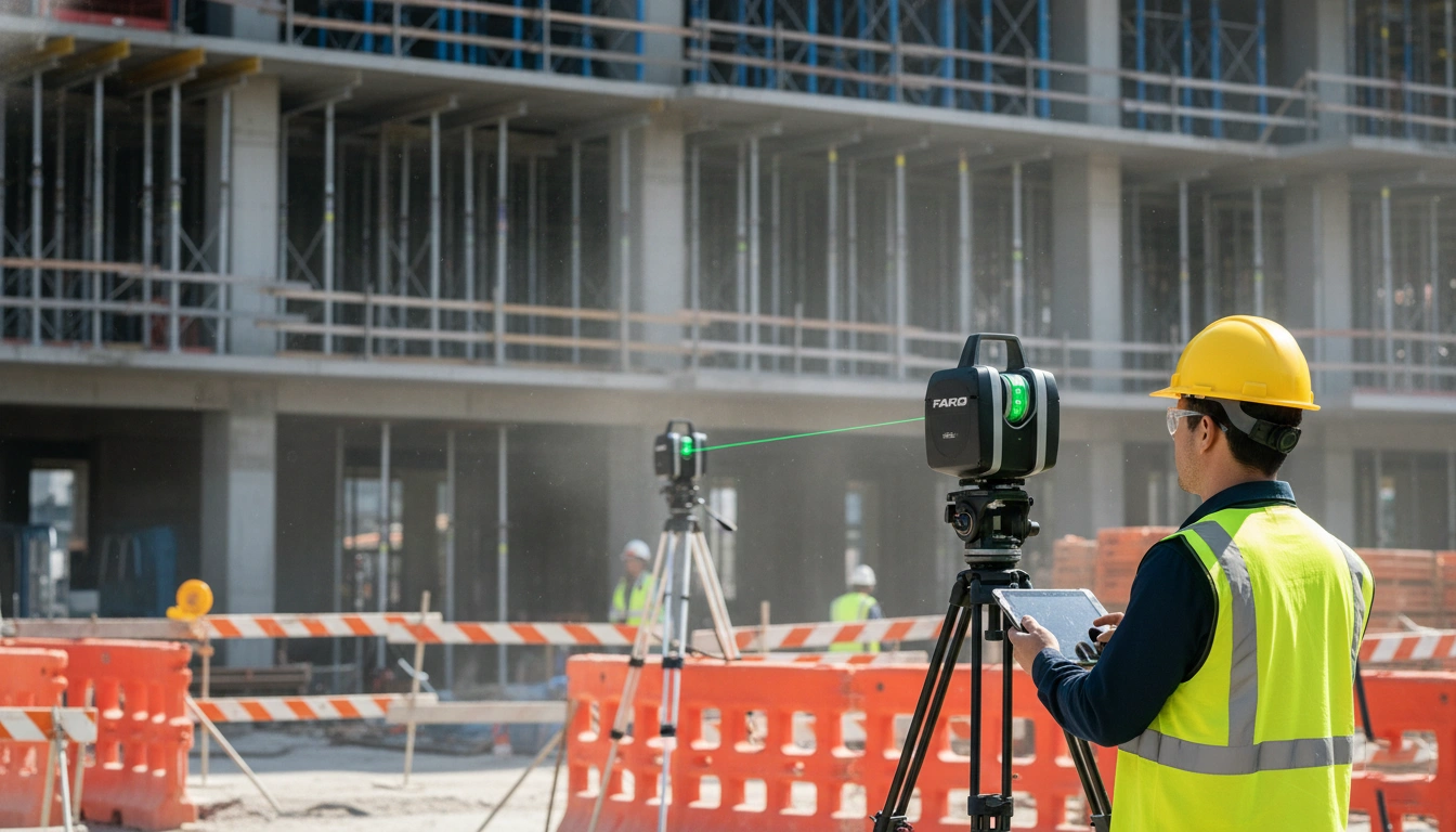 Faro Focus industrial 3D scanning at a complex Vancouver industrial site