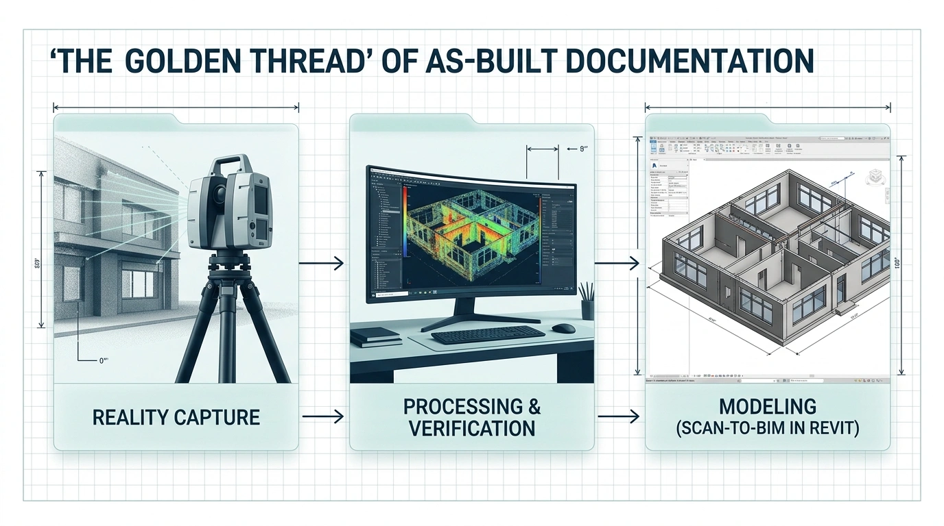 Scan-to-BIM workflow for Vancouver construction projects from point cloud to coordinated BIM model